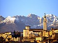 Ecclesia cathedralis Bellunensis in media urbe Belluno