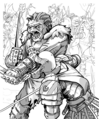 Image 1Orcs were popularized by fantasy author J. R. R. Tolkien and are found in many fantasy games. (from Dungeons & Dragons controversies)