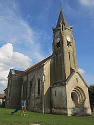 The church in Saint-Baussant