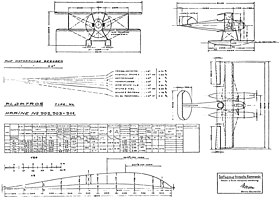 vue en plan de l’avion