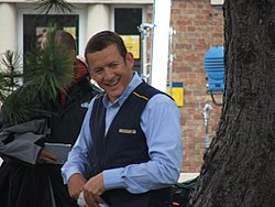 Dany Boon během natáčení filmu