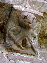 Sheela na Gig at Kilpeck, England.