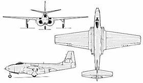 vue en plan de l’avion