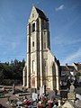 Glockenturm der Kirche Notre-Dame