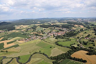 Fluss Schwarzach bei Schwarzhofen (2018)