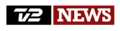 TV 2 News' anden logo i vandret version, som blev brugt fra 2008 indtil 2013