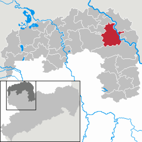 Poziția localității Torgau