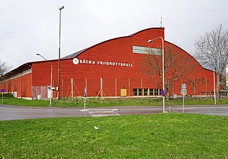 Sätra friidrottshall.