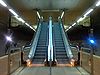 Tangga gerak di Stadtbahn Köln, Cologne, Jerman.