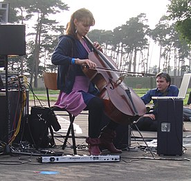 Hildur Guðnadóttir en el festival Faster Than Sound, en Suffolk, 2007