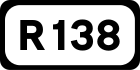 R138 road shield}}