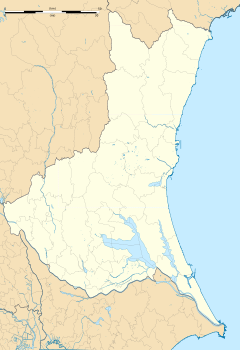 Itako Station is located in Ibaraki Prefecture