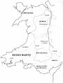 Image 25Medieval kingdoms of Wales shown within the boundaries of the present day country of Wales and not inclusive of all (from History of Wales)