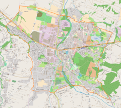 Localização de Andrychów na Polónia