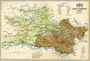 Poziția localității Comitatul Arad (Arad)