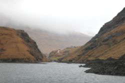 View of Saksun from the lake