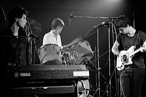 Talking Heads performing at the Horseshoe Tavern in Toronto in 1978