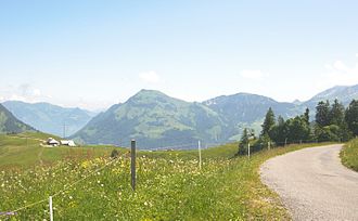 Ächerlipass; Blick Richtung Osten, zum Buochserhorn