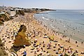 Strand Praia do Peneco vor Albufeira, Blick in Richtung Ost