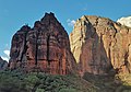 The Organ (left), Angels Landing (right)