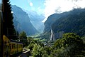 Auf der Fahrt von Lauterbrunnen nach Wengen, 2007