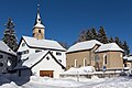 Schulhaus und Kirche