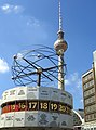 Weltzeituhr und Fernsehturm, Berlin, 1964–1969