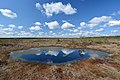 Image 19Precipitation accumulates in many bogs, forming bog pools, such as Koitjärve bog in Estonia. (from Bog)