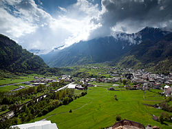 Skyline of Sondalo