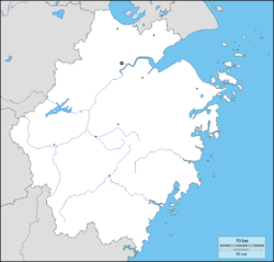 Shengsi is located in Zhejiang