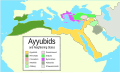 Ayyubid dynasty (1171-1260/1341 AD) in 1193 AD.