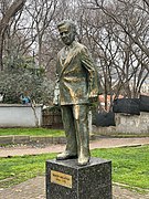 Sculpture of Behçet Necatigil by Namık Denizhan