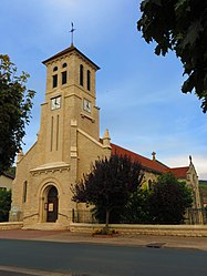 The church in Belleville-sur-Meuse