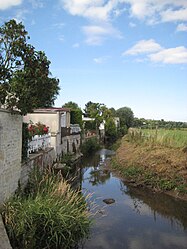 The Odon river at Bretteville-sur-Odon