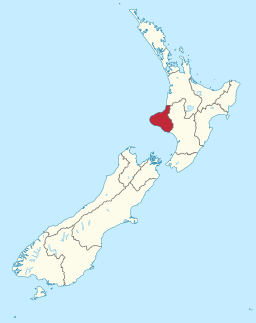 Kart som viser Taranaki.