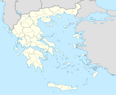 Mapa konturowa Grecji, po prawej znajduje się punkt z opisem „SMI”