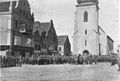 The Chevalier Guard Regiment and the Life Guard Horse Regiment of the Russian Imperial Guard in Insterburg, East Prussia.[Note 3] The town was under Russian occupation from 24 August – 11 September 1914.