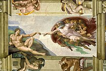 Michelangelo The Creation of Adam Sistine Chapel (ceiling)