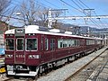 前照灯のLED化、クーラが更新された6353F （2016年3月21日 松尾大社駅）