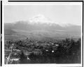 El volcán Popocatépetl, entre 1890 y 1930.