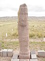 Stark erodierter Monolith bei Tiwanaku