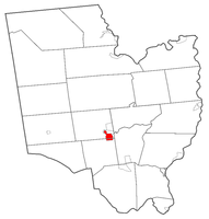 Location within Saratoga County