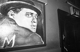 Wandschildering van Peter Lorre in M