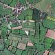 Airplane photo of Normandy rural area