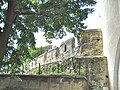 Town wall in Eggenburg showing merlons with central gun-ports.