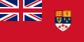 Верија из 1957. („Canadian Red Ensign“) коришћена до 1965.