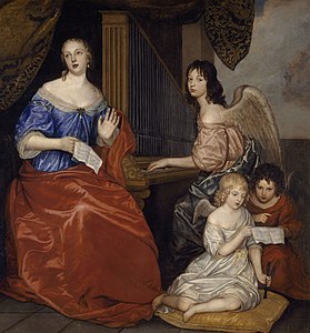 Louise de La Vallière et ses enfants Musée des beaux-arts de Rennes. Elizabeth Murray avec un serviteur noir, vers 1651