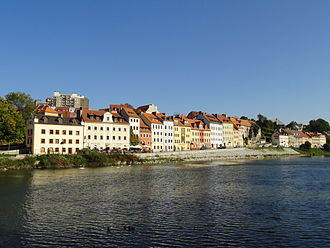 Historiske wuchodne předměsto Zhorjelca při Nysy