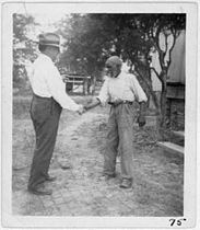 John A. Lomax met spiritualzanger Rich Brown