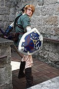 Cosplay de Link, l'un des deux personnages principaux.